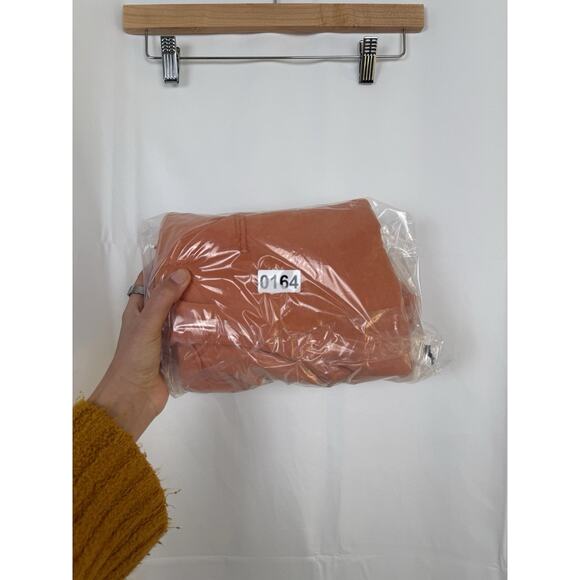 Easel Los Angeles Women's Cargo Wide Leg Pants Orange Size M Lounge - Picture 7 of 7